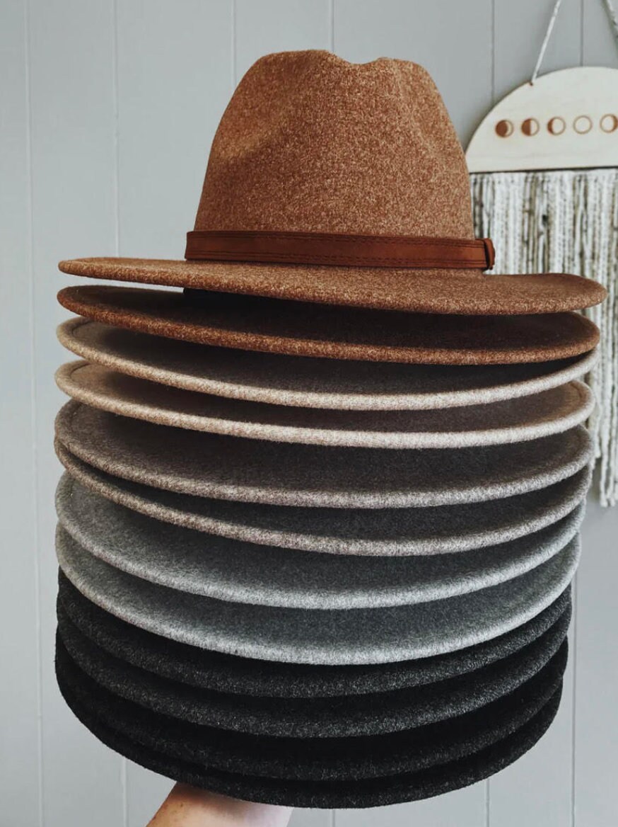 Adjustable Wool Rancher Hat