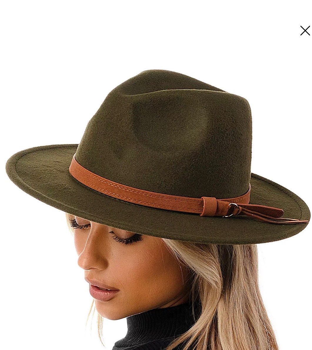Adjustable Wool Rancher Hat